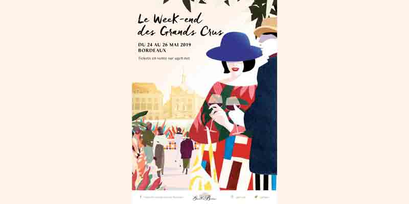 Flyer du Weekend des Grands Crus de Bordeaux 2019